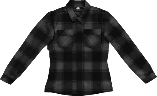 Icon Women's Fallblock CX Flannel Jacket Black