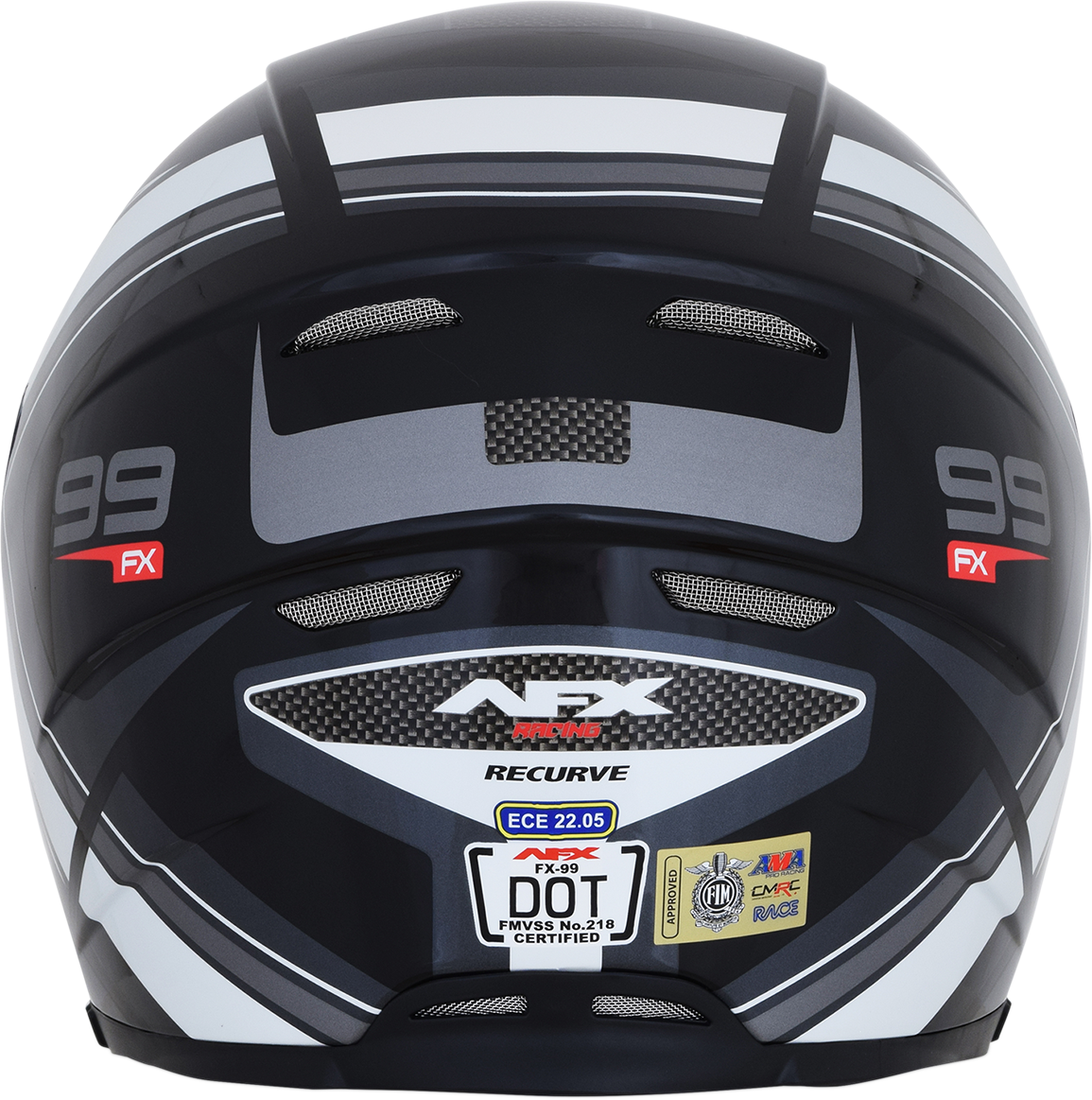 AFX FX-99 Full Face Helmet Recurve Black/White