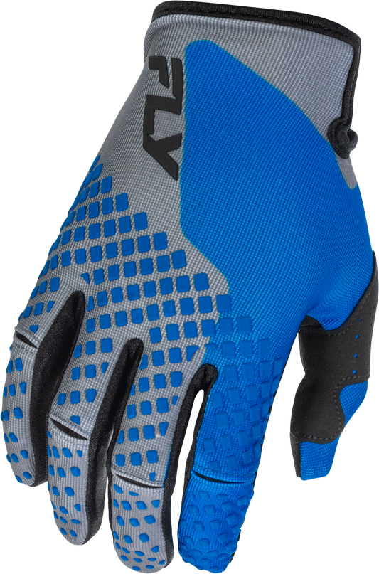 FLY Racing 2026 Kinetic Gloves Blue/Grey/Black