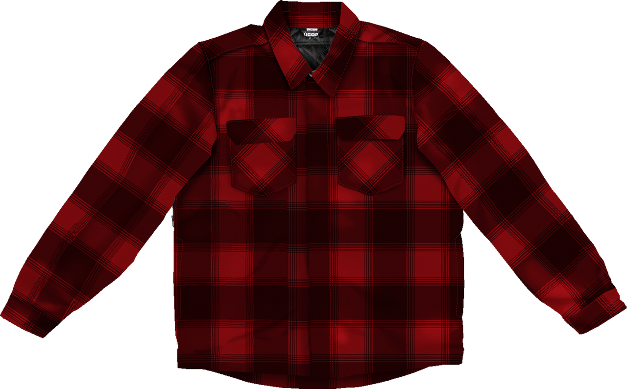 Icon Fallblock CX Flannel Jacket Red