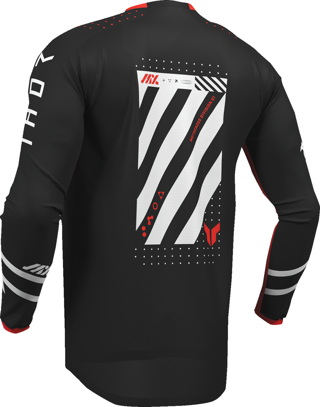 Thor 2026 Youth Launchmode Futura Black/Red Jersey Pant Combo