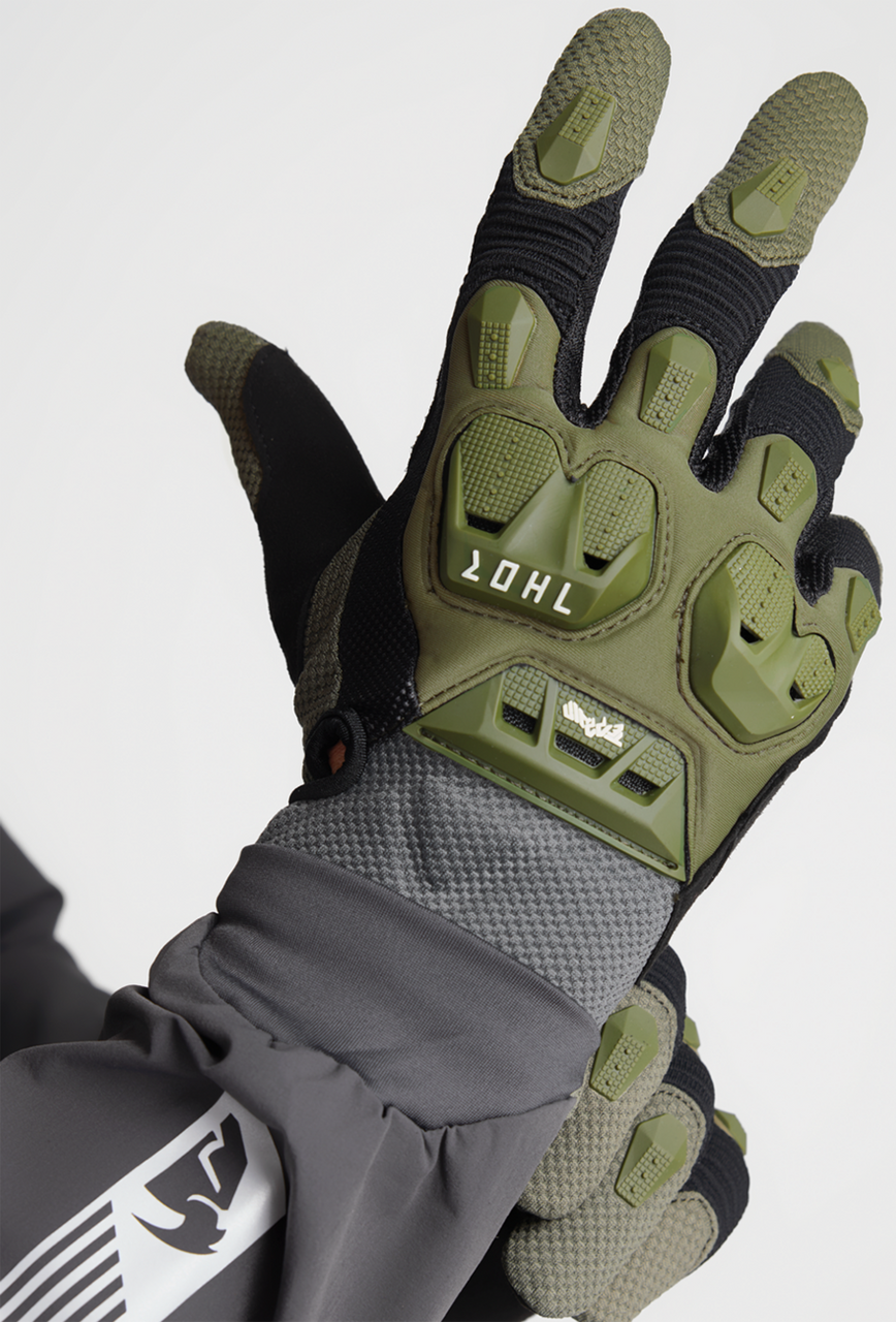 Thor 2025 Terrain Gloves Army/Charcoal