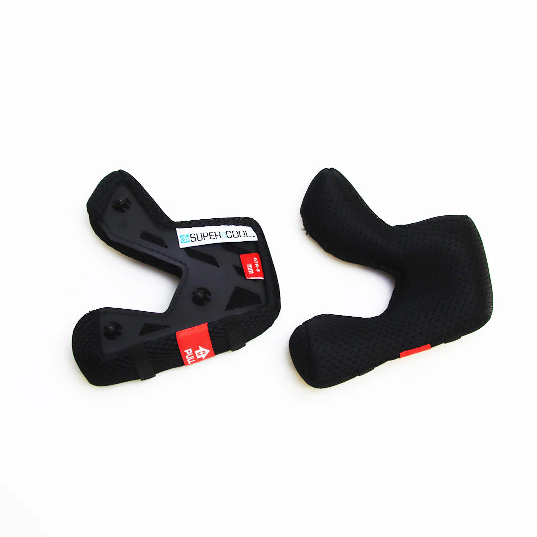 6D ATR-3 Super Cool Cheek Pad Set Helmet Black