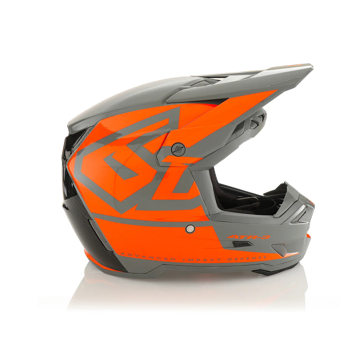 6D Youth ATR-3Y Hex Helmet - Orange/Grey