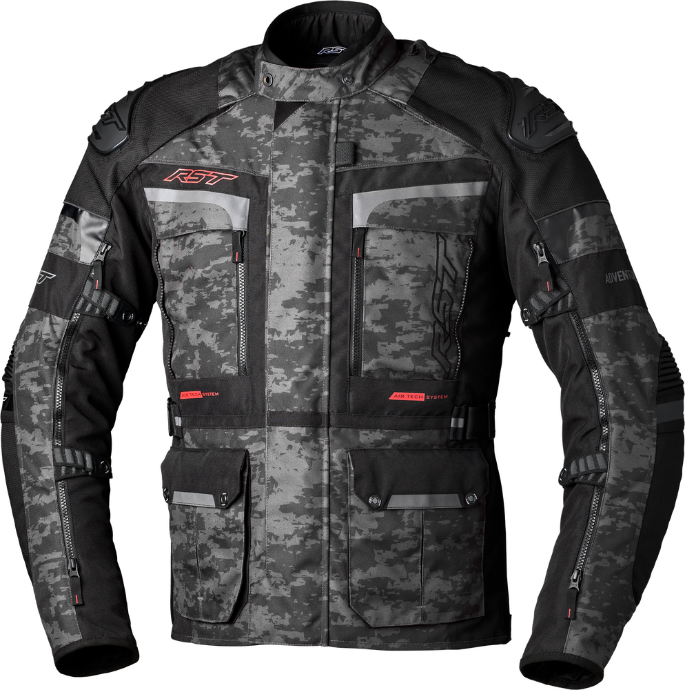 RST Pro Series Adventure-X CE Jacket Grey Camo