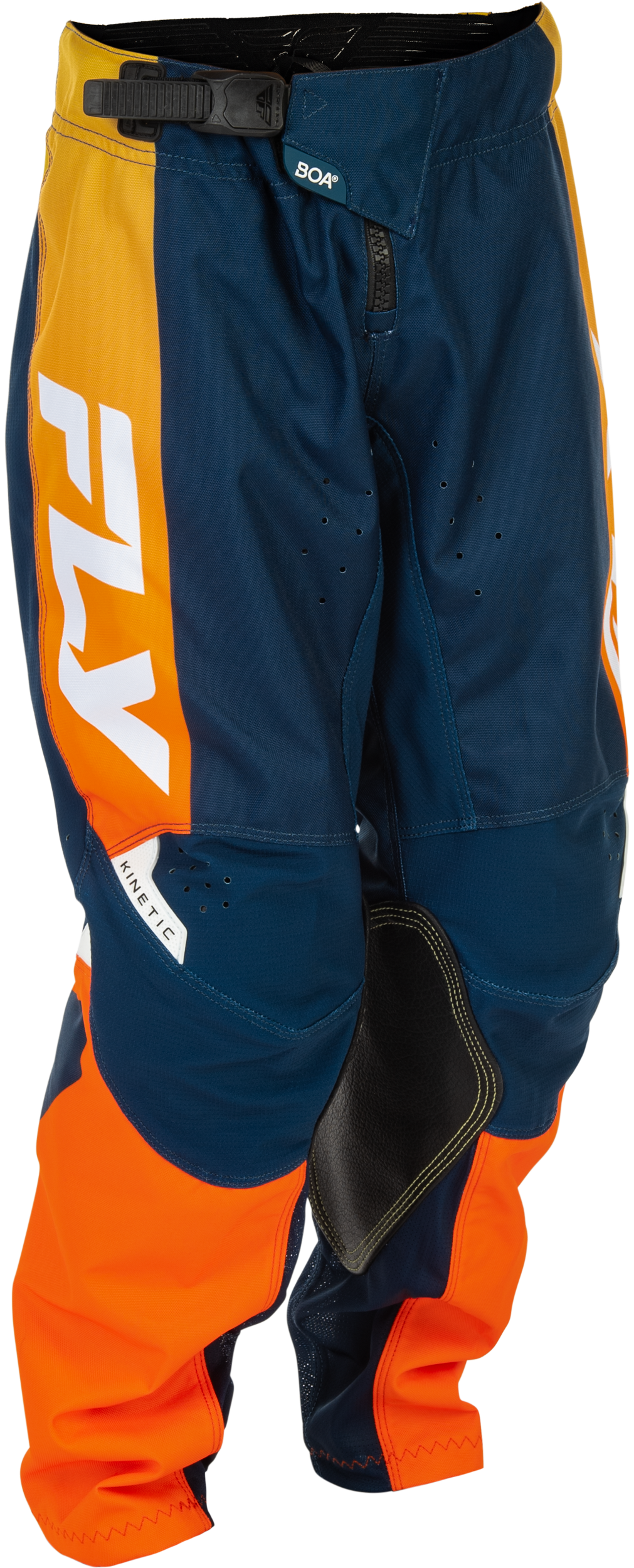 FLY Racing 2026 Youth Kinetic Navy/Orange Jersey Pant Combo