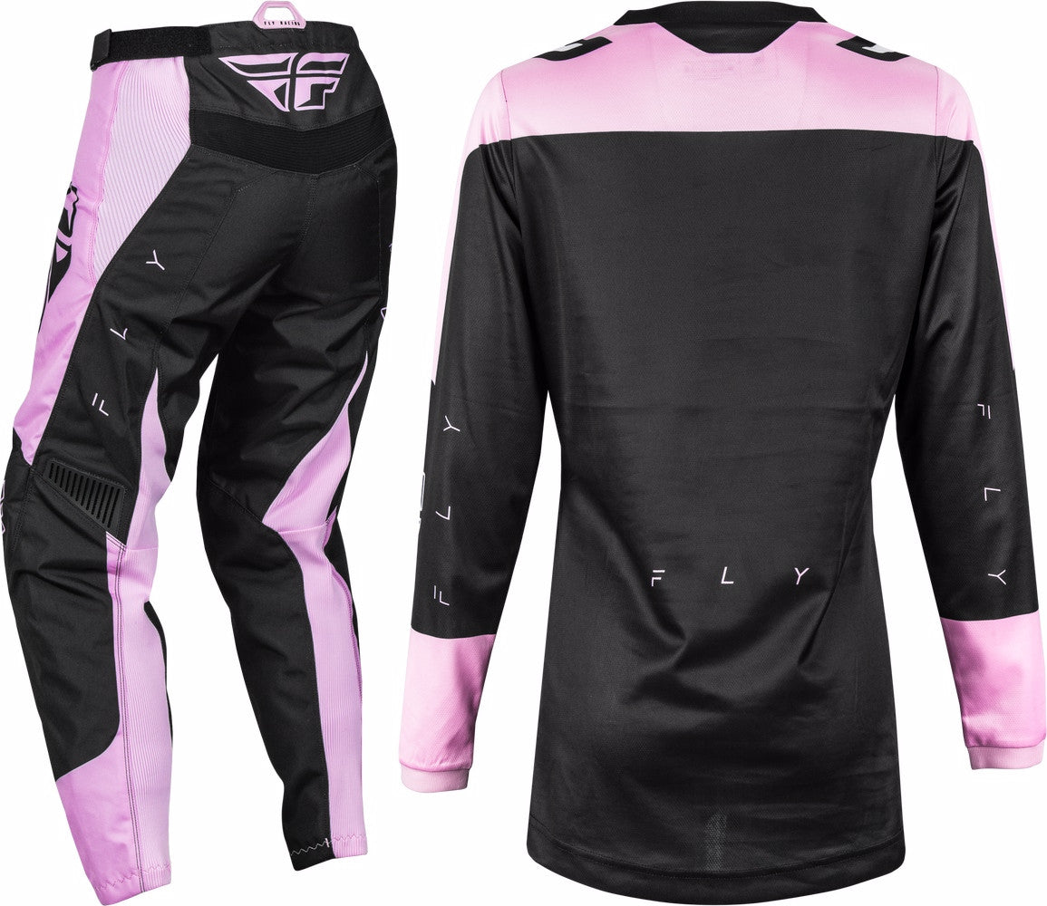 FLY Racing 2024 Womens F-16 Jersey Pant Combo Black/Lavender