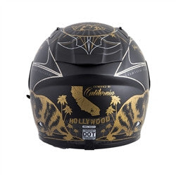 Scorpion 2017 EXO-R710 Golden State Full Face Helmet - Black/Gold