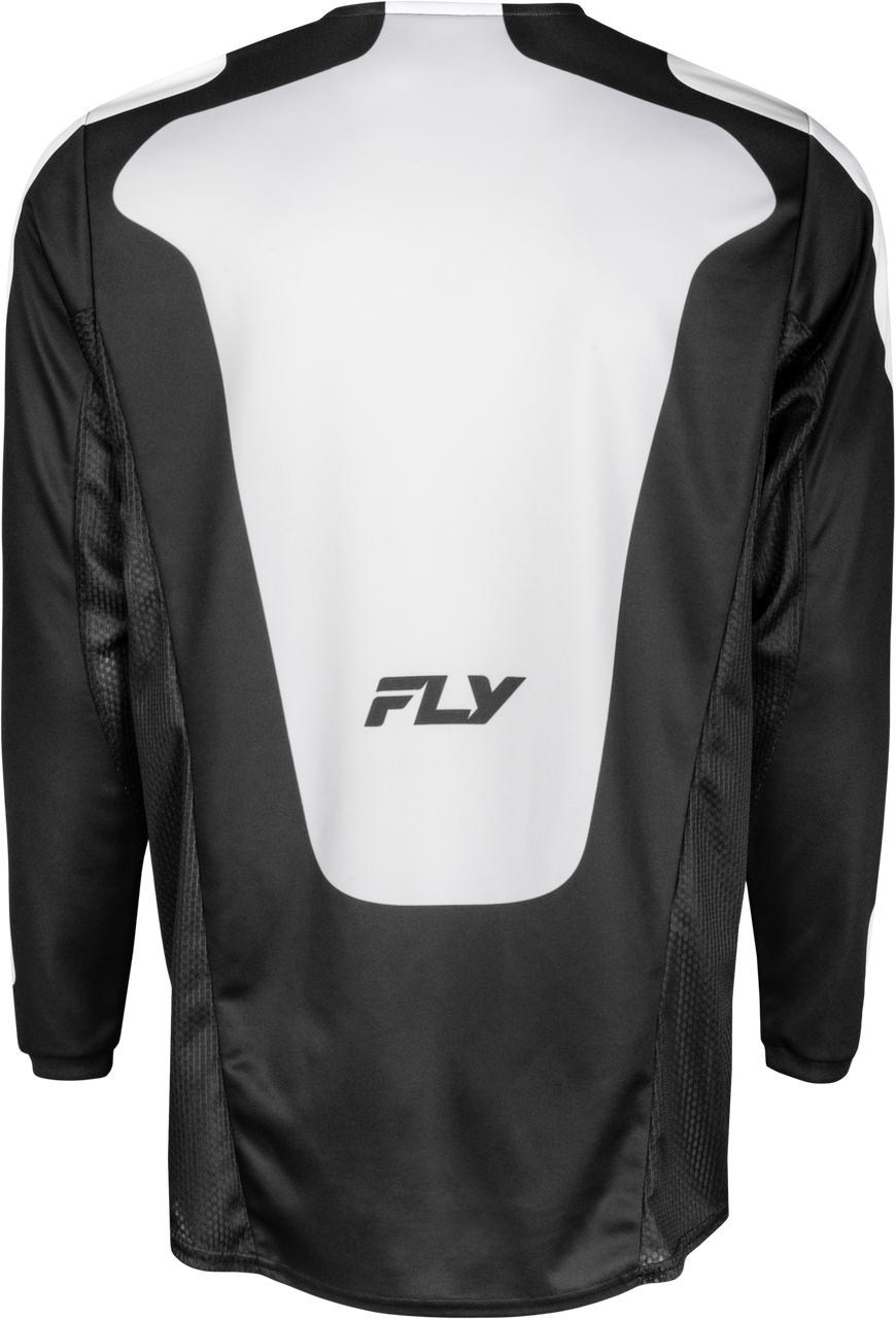 FLY Racing 2025 Kinetic Sym Jersey Black/White
