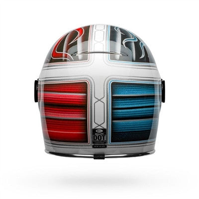 Bell Bullitt SE Barracuda Cruiser Helmet - Gloss White/Red/Blue