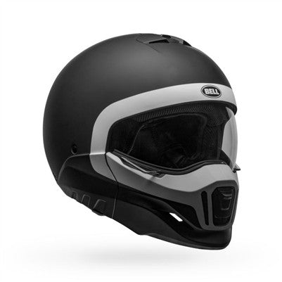 Bell Broozer Modular Helmet - Cranium Matte Black/White