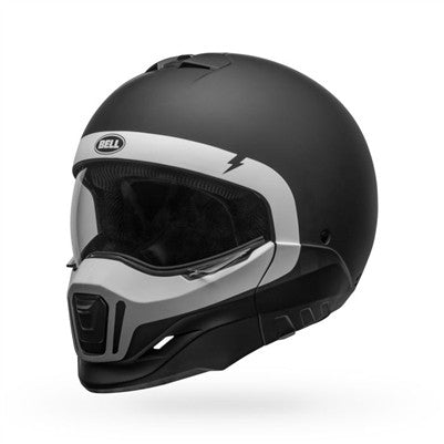 Bell Broozer Modular Helmet - Cranium Matte Black/White