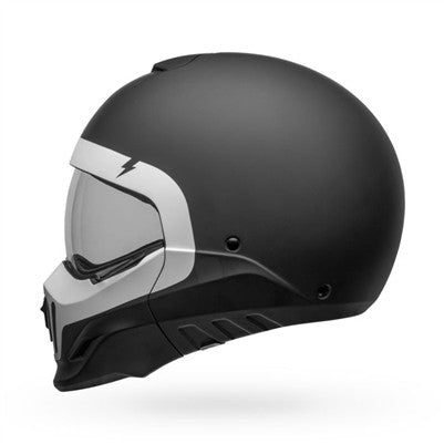 Bell Broozer Modular Helmet - Cranium Matte Black/White