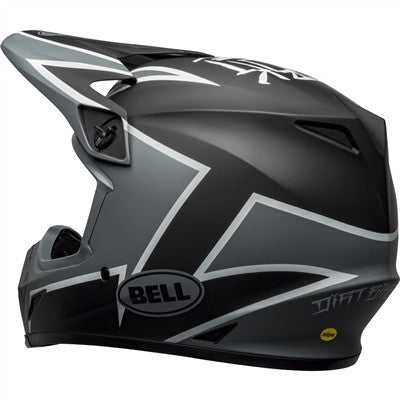 Bell Limited Edition MX-9 MIPS Twitch Offroad Helmet - Matte Black/Grey/White