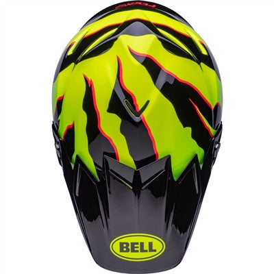 Bell Moto-9S Flex Claw Offroad Helmet - Black/Green