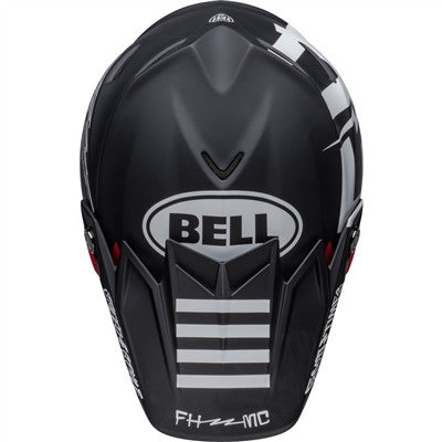 Bell Moto-9S Flex Fasthouse Tribe Offroad Helmet - Matte/Gloss Black/White