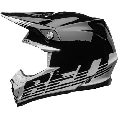 Bell Moto-9 MIPS Louver Offroad Helmet - Black/White