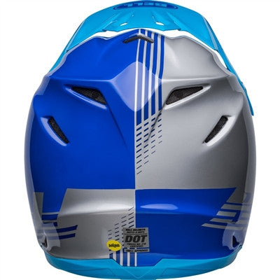 Bell Moto-9 MIPS Louver Offroad Helmet - Gray/Blue