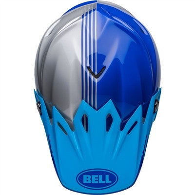 Bell Moto-9 MIPS Louver Offroad Helmet - Gray/Blue