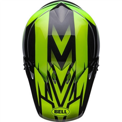 Bell MX-9 MIPS Disrupt Offroad Helmet - Black/Green