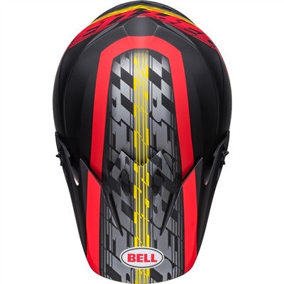 Bell MX-9 MIPS Offset Offroad Helmet - Matte Black/Red