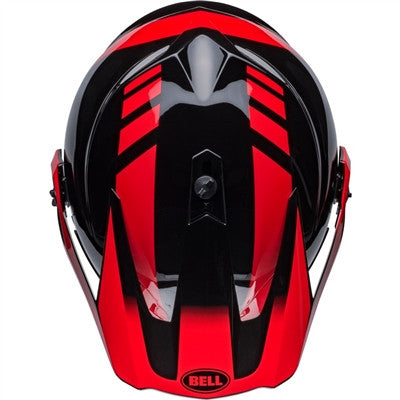 Bell MX-9 ADV MIPS Dash Offroad Helmet - Black/Red