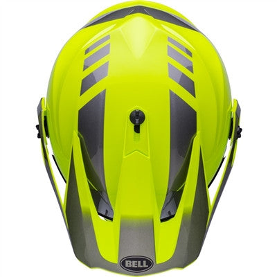 Bell MX-9 ADV MIPS Dash Offroad Helmet - Hi-Viz Yellow/Gray