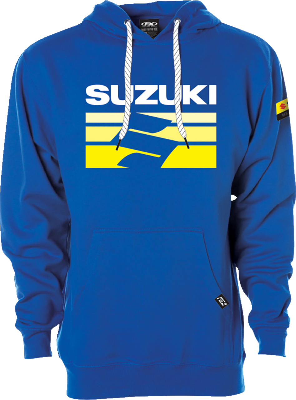 Factory Effex Suzuki Fade Pullover Hoodie Royal