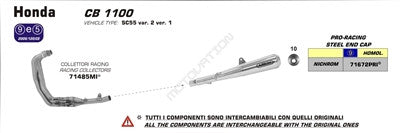 Arrow Pro-Racing Slip-On Exhaust - Honda CB 1100