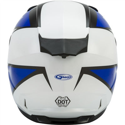 GMAX 2019 Youth GM-49Y Deflect Full Face Helmet - White/Blue