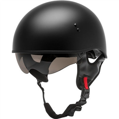 GMAX HH-65 Half Helmet - Naked Matte Black