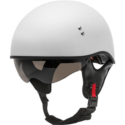 GMAX HH-65 Half Helmet - Naked Matte White