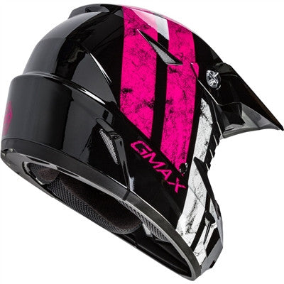 GMAX 2020 Youth MX-46Y Off-Road Dominant Helmet - Black/Pink/White