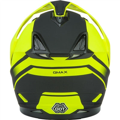 GMAX 2020 GM-11 Dual-Sport Scud Helmet - Matte Hi-Vis/Black