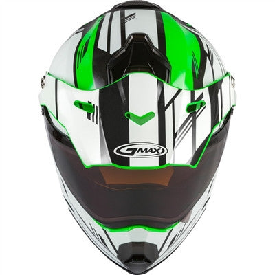 GMAX AT-21S Adventure Epic Snow Helmet - Green/White/Black