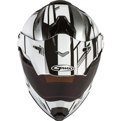 GMAX AT-21S Adventure Epic Snow Helmet - Silver/White/Black
