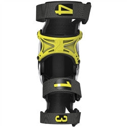 Mobius X8 Knee Braces - White/Acid Yellow