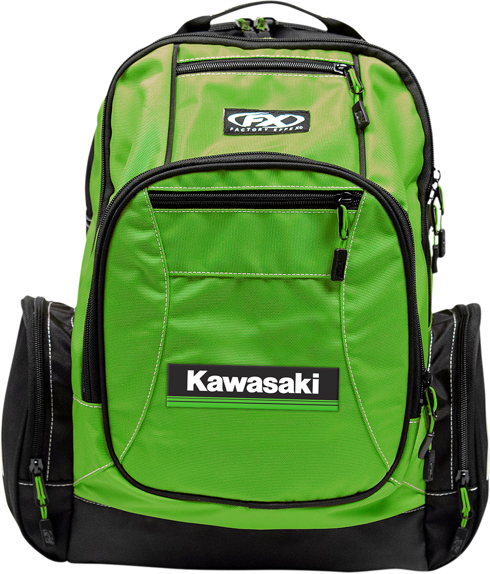Factory Effex Kawasaki Premium Backpack Green