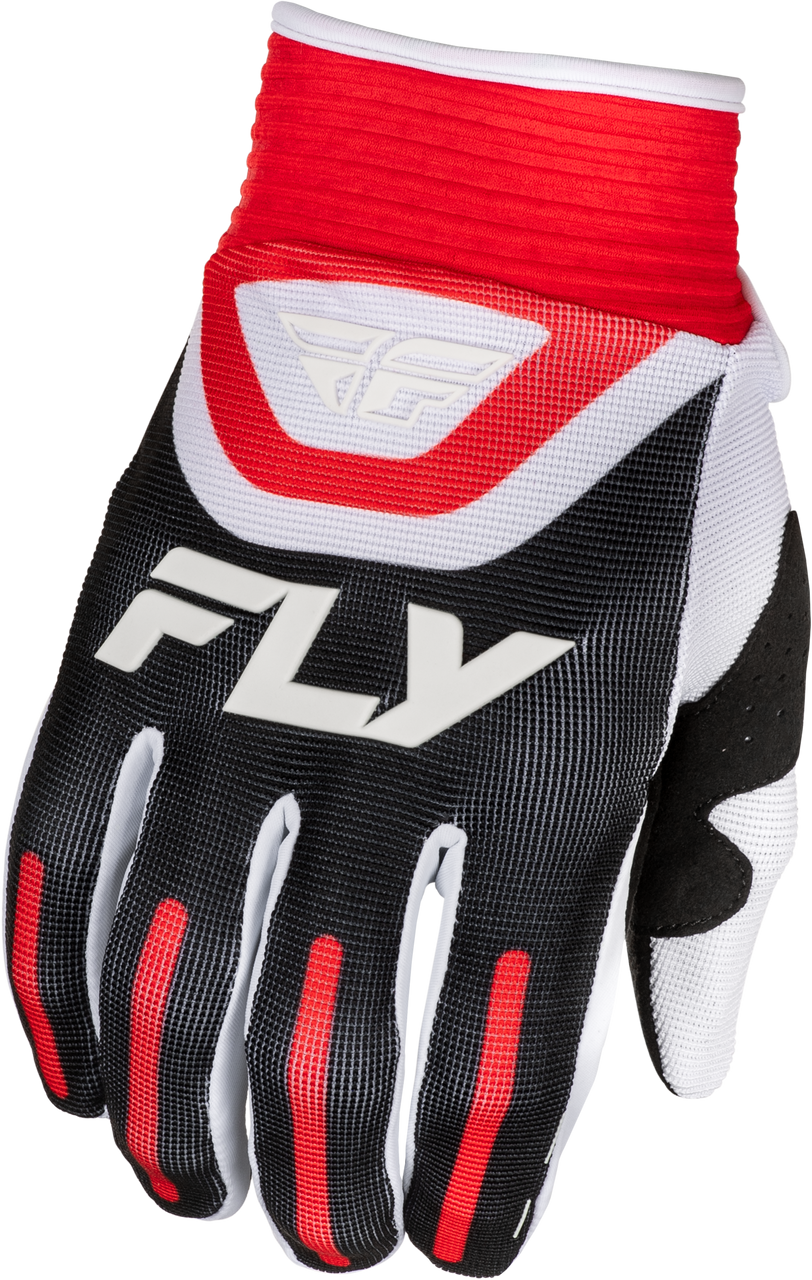 FLY Racing 2025 Youth F-16 Gloves Black/Red/White