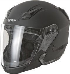 FLY Racing Tourist Solids Full Face Helmet - Flat Black