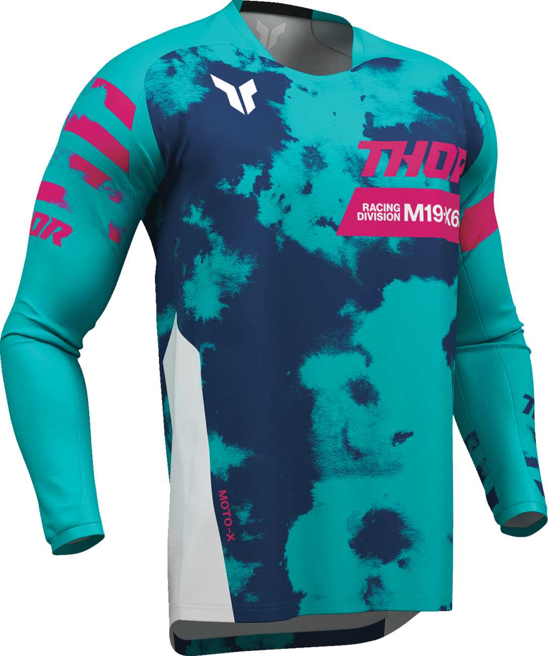 Thor 2026 Launchmode Bleach White/Aqua Jersey Pant Combo