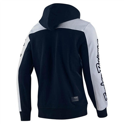 Troy Lee Designs Block Signature Pullover Hoodie - Navy/White