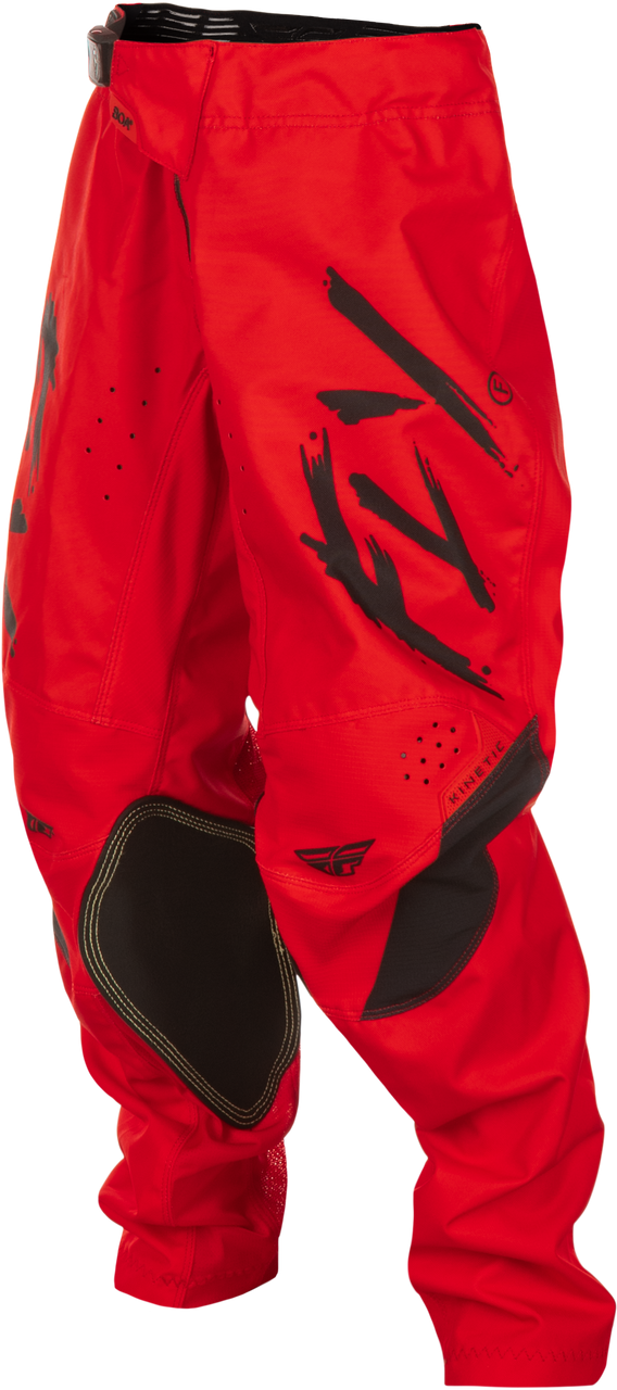 FLY Racing 2025 Youth Kinetic Stoke Pant Red/Black