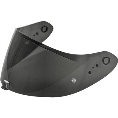 Scorpion EXO-R1 Air Faceshield Pinlock Race W/Tear-Off Post - Dark Smoke