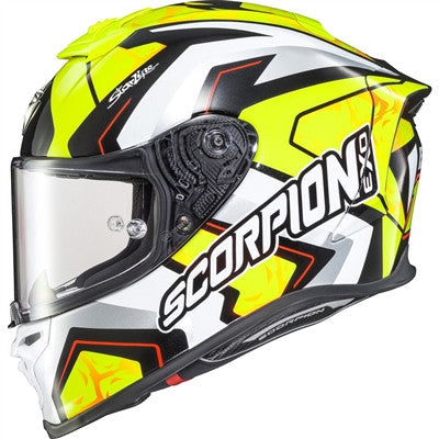 Scorpion Limited Edition EXO-R1 Air Full Face Helmet Alvaro Bautista Yellow available at Motocross Giant