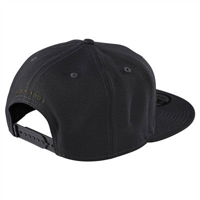 Troy Lee Designs Signature Snapback Hat - Graphite
