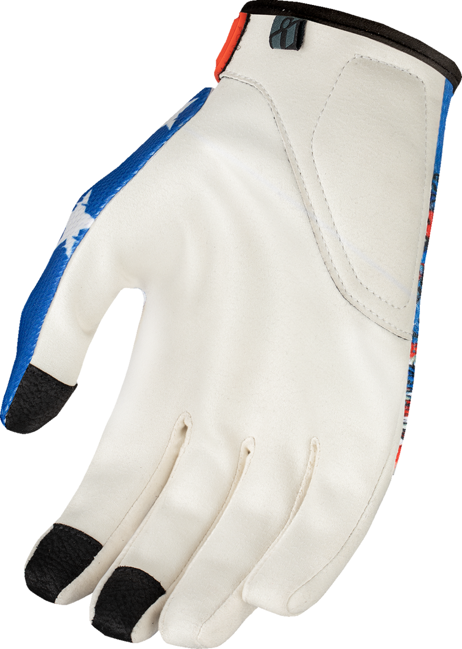 ICON Hooligan Basstard Gloves Blue