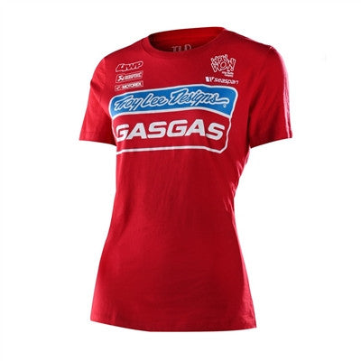Troy Lee Designs TLD Gasgas Team Womens Tee - Red
