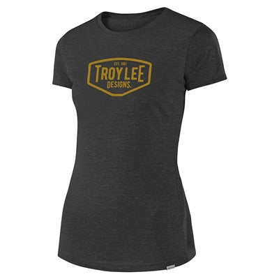 Troy Lee Designs Womens Motor Oil Tee - Asphalt