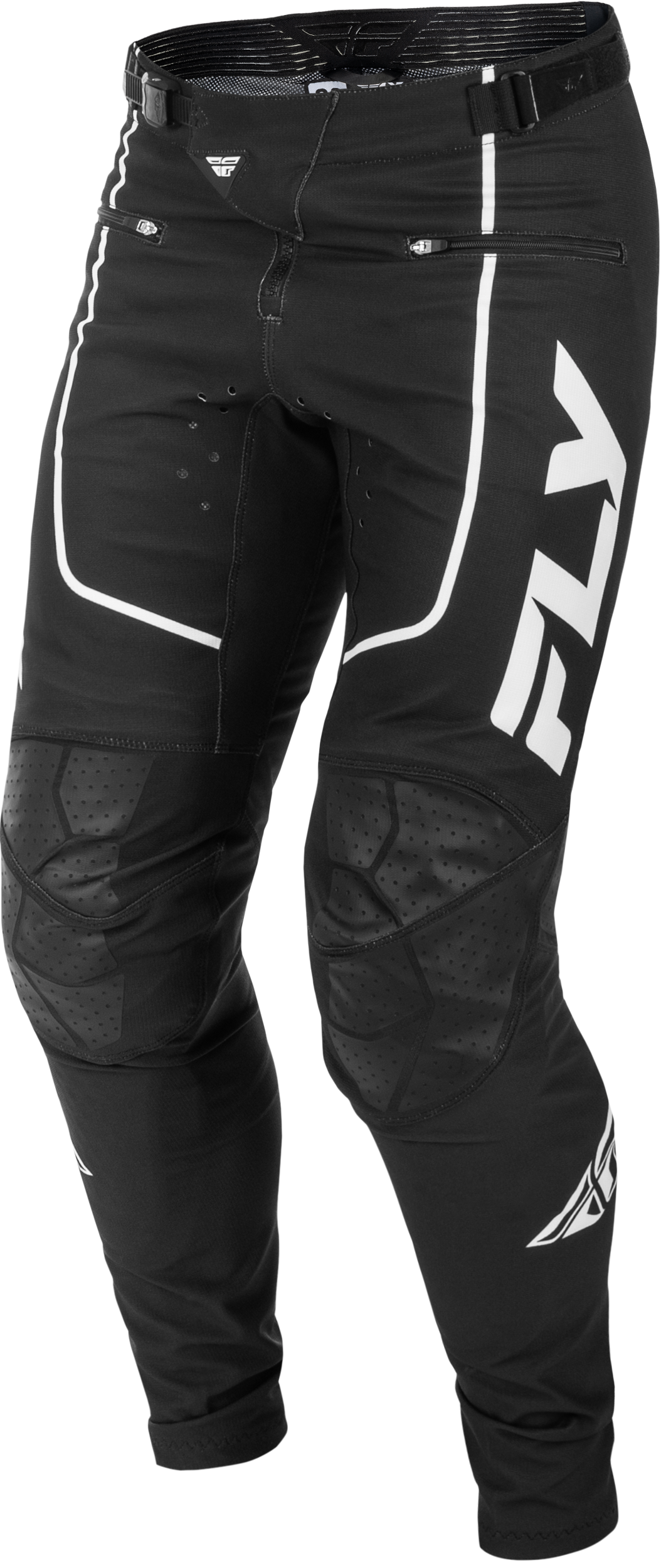 FLY Racing 2026 Youth Rayce Bicycle Black/White Jersey Pant Combo